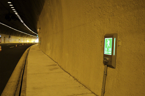 Tunnel Evacuation Sign