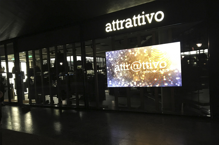 Led Video Wall in Retail Store